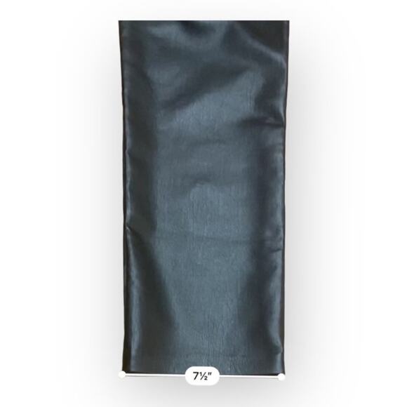 Aritzia Wilfred Melina Faux Leather Straight Leg Pants Womens Size 2 Black - Picture 5 of 8